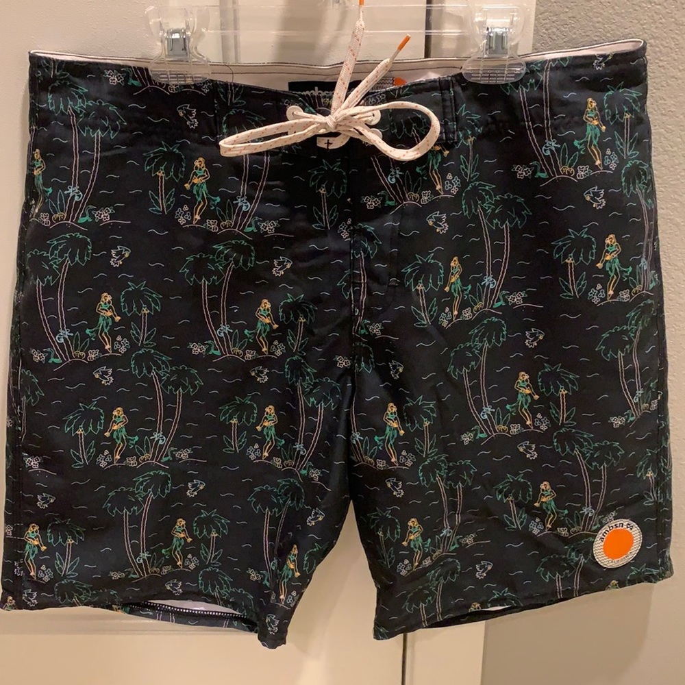 Ambsn “Neon Beach” swim trunks (32 waist)